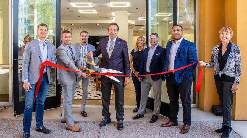 Scottsdale Mayor David Ortega Welcomes The Brokery at Ribbon-Cutting Event
